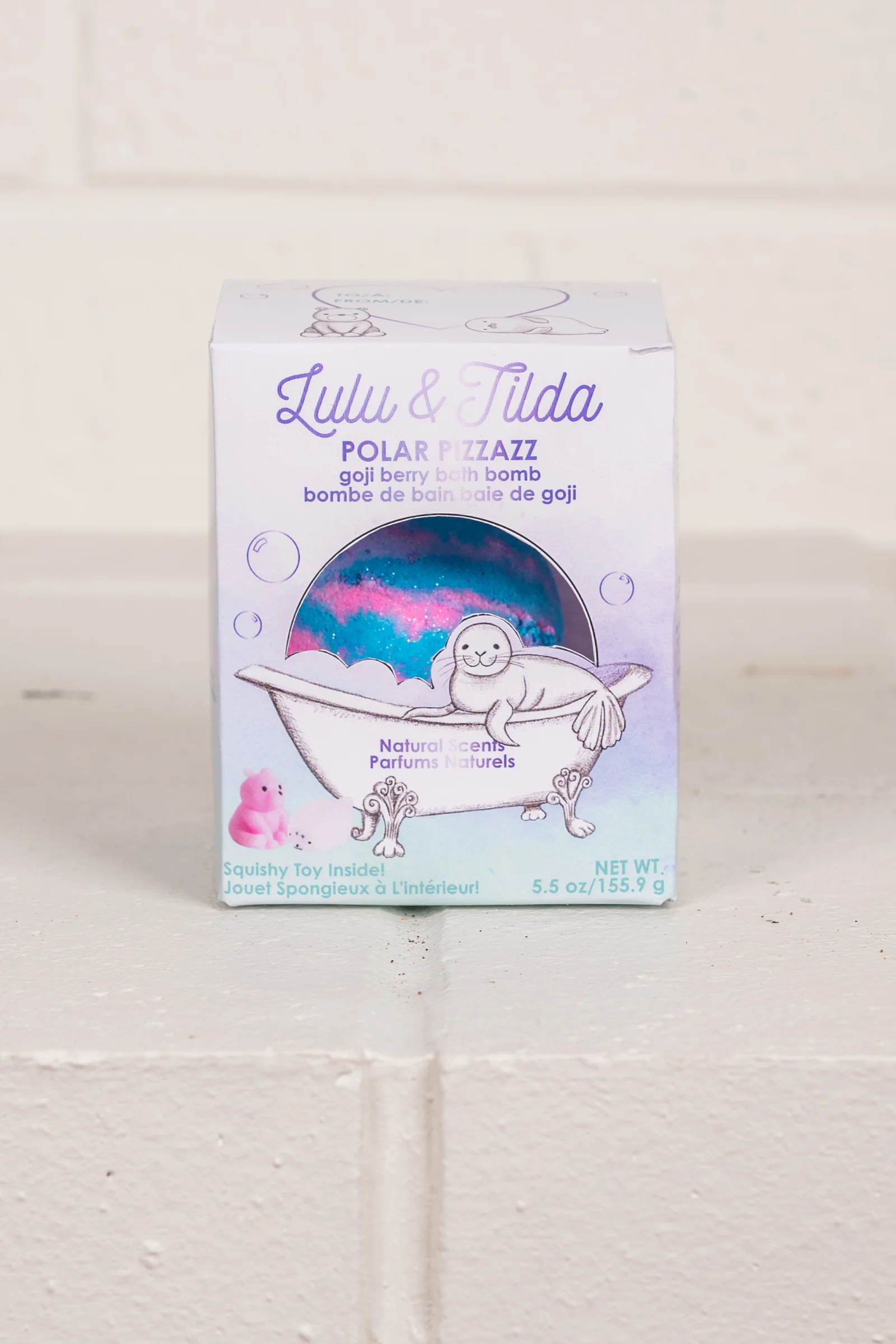 Bath Bomb with Surprise Squishie Inside