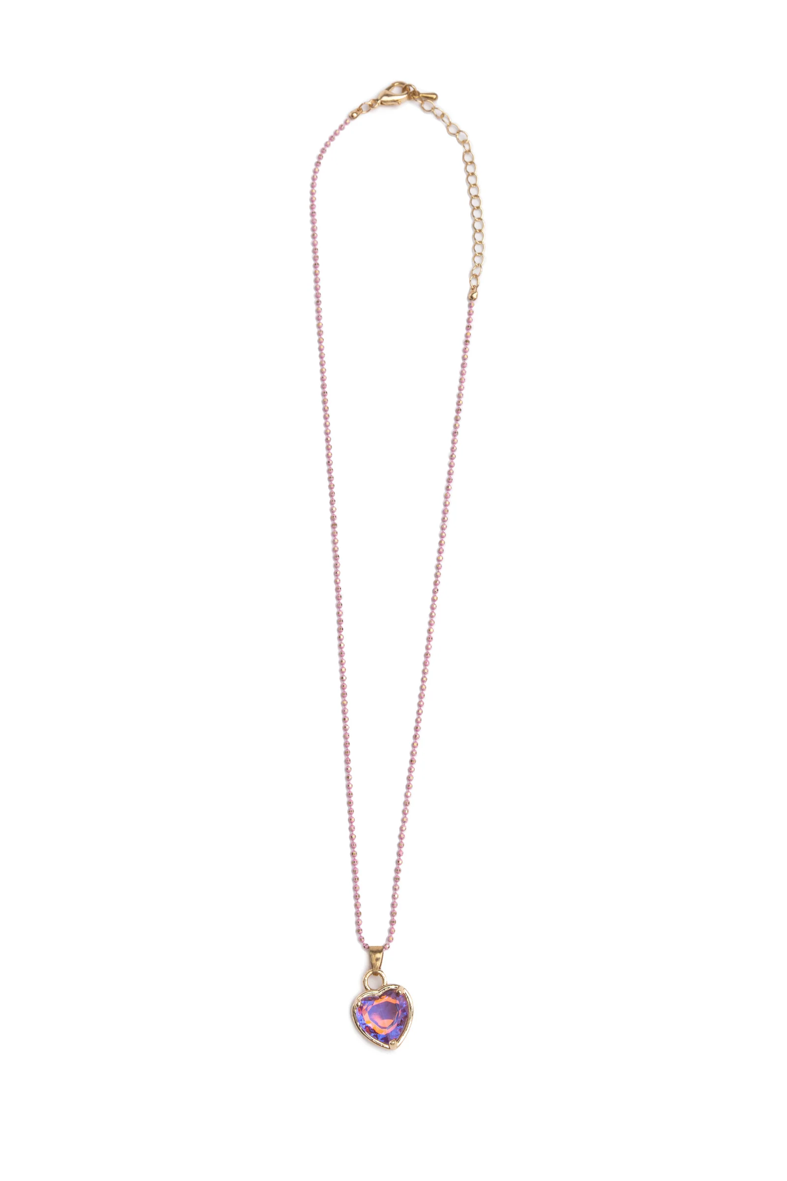 Boutique Chic Lilac Love Necklace - Image 2