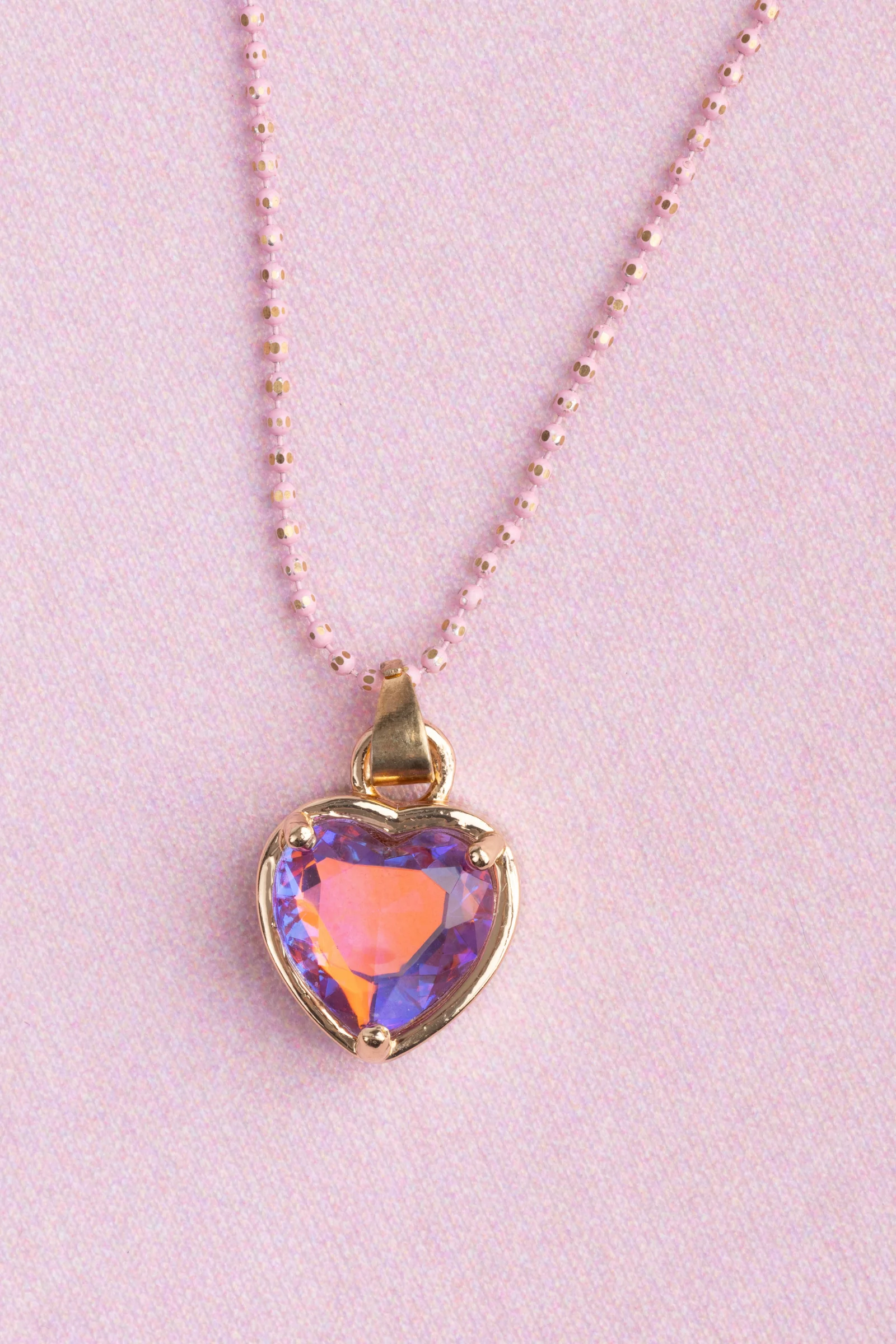 Boutique Chic Lilac Love Necklace - Image 4
