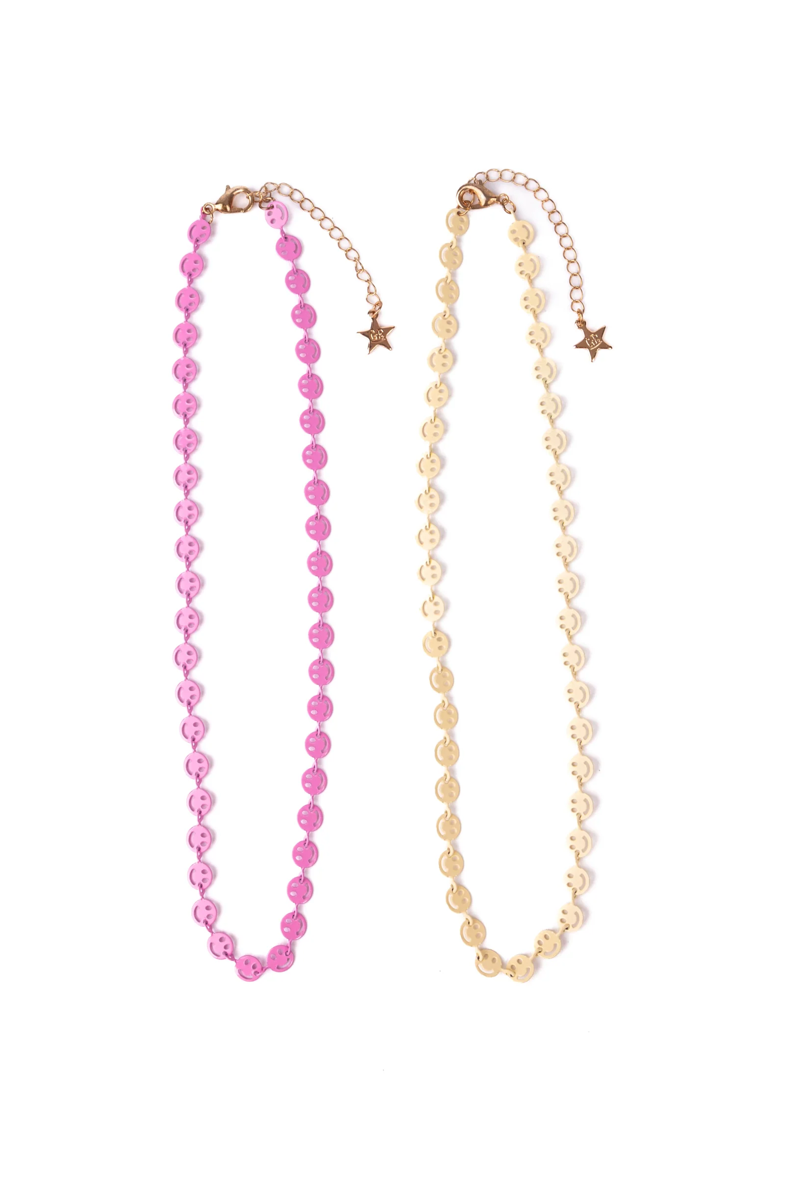 Boutique Chic Pink Lemonade Necklace, 2pcs Assorted