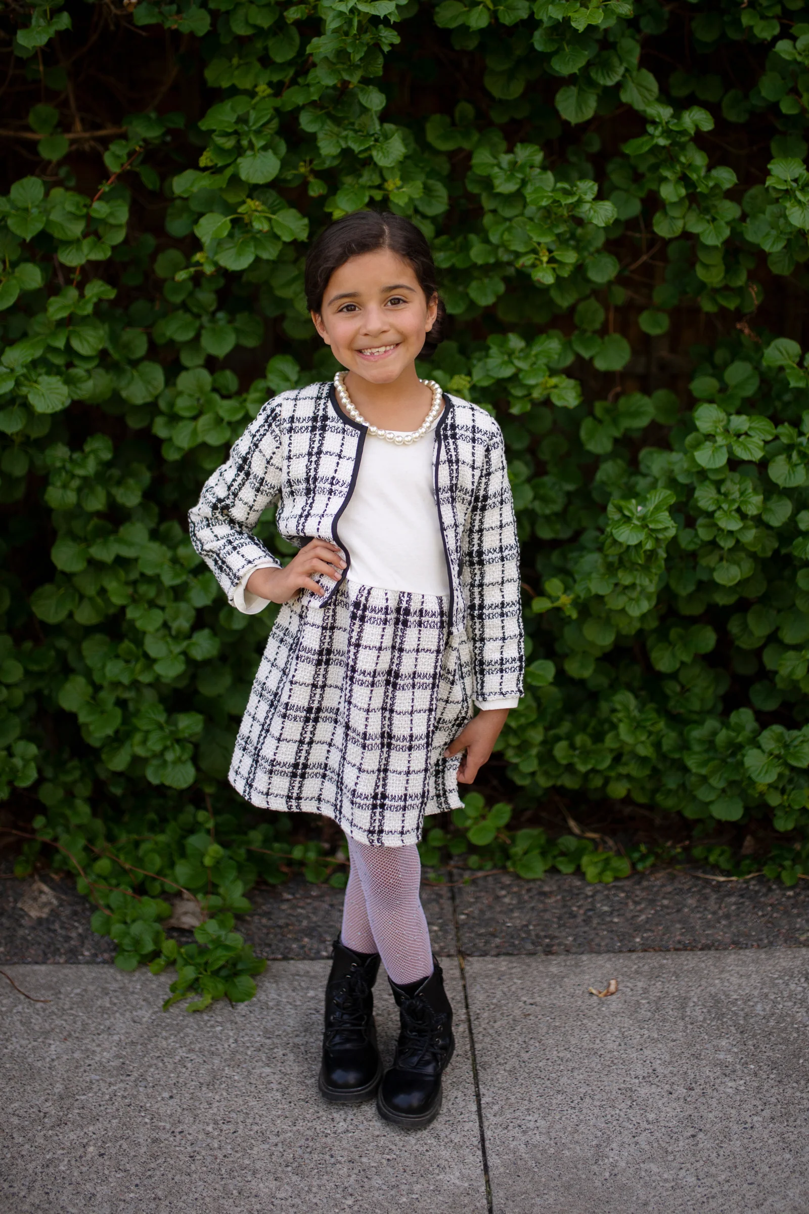 Coco the Fashionista Dress, Jacket & Pearls - Image 2