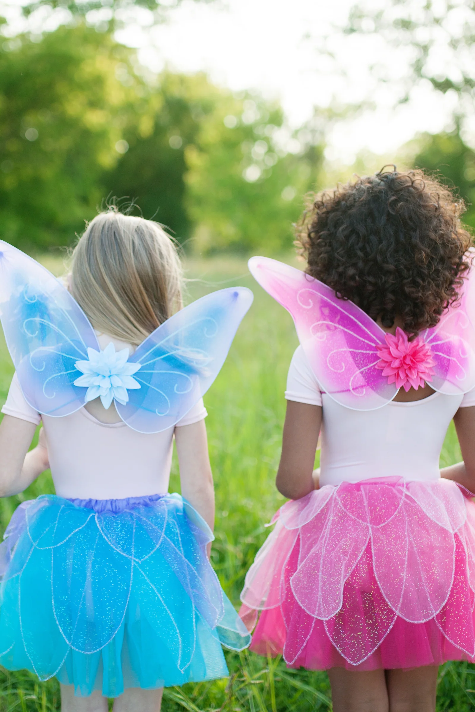 Fancy Flutter Skirt Sets with Wings & Wands - Image 2