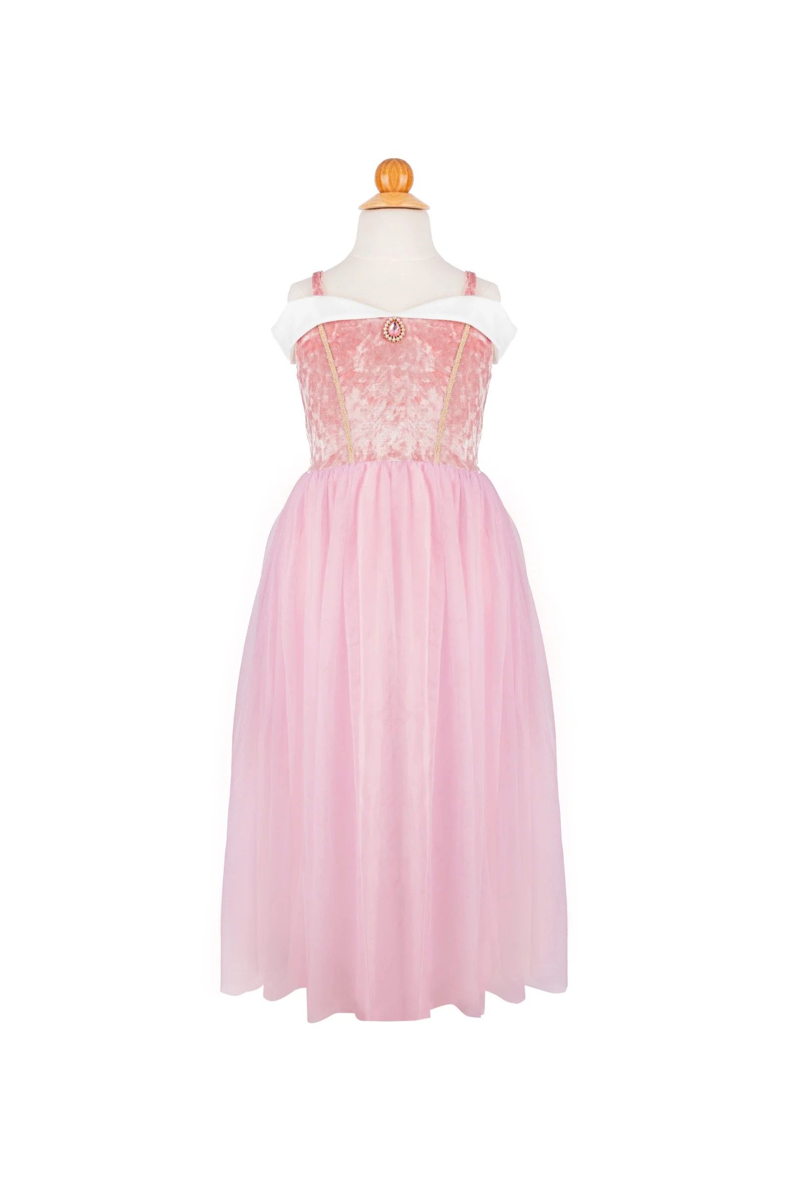 Velvety Soft Sleeping Sweetheart Princess Gown with Arm Warmers - Image 7